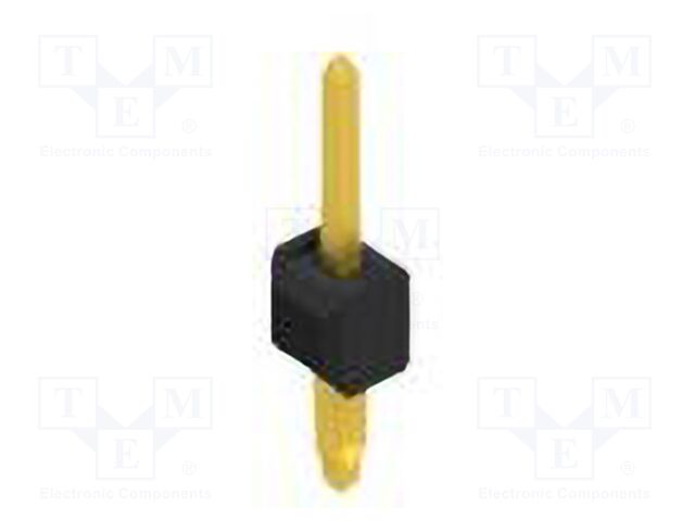 Connector: pin strips; pin header; male; PIN: 1; 2.54mm; THT; 1x1