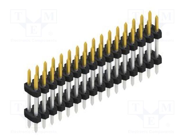 Connector: pin strips; pin header; male; PIN: 32; 2mm; THT; 2x16