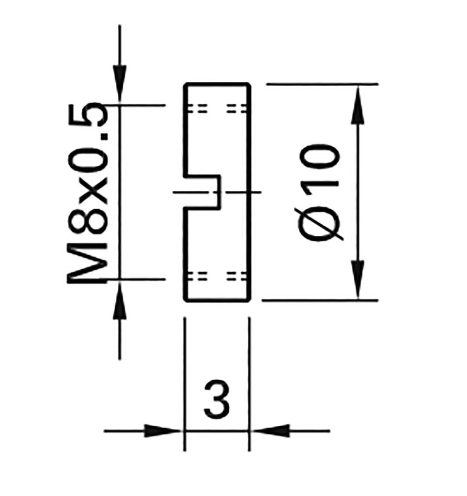 Nickel; Accessories: nut
