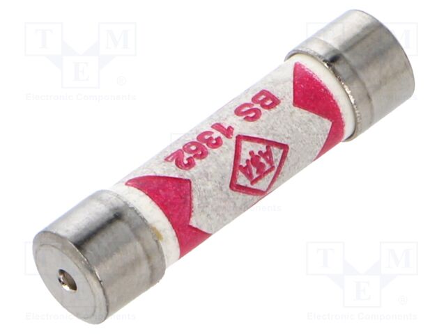 Fuse: fuse; medium time-lag; 3A; 240VAC; ceramic,cylindrical; bag