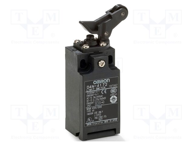 Limit switch; roller lever; 10A; max.240VAC; max.250VDC; PG13,5