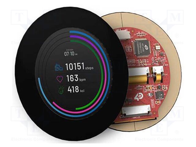 Display: TFT; 2.1"; 480x480; 32MBFLASH,32bSRAM; 500cd/m2; 4÷5.5V