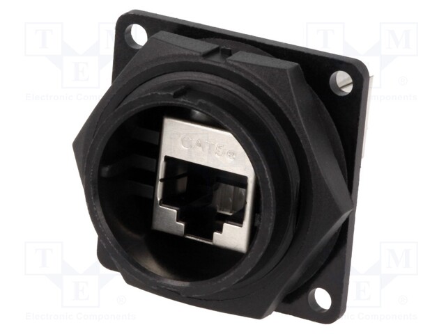 Socket; RJ45; Data-Con-X; PIN: 8; Cat: 5e; shielded; gold-plated