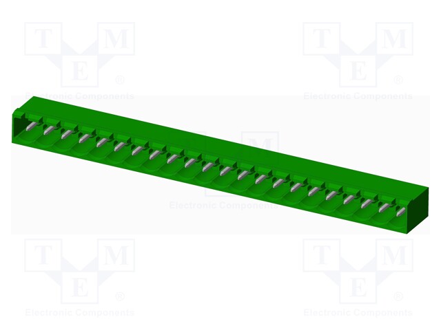 Connector: pluggable terminal block; socket; male; angled 90°