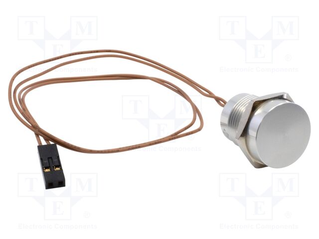 Switch: piezoelectric; Pos: 2; SPST; 1A/24VDC; IP68; OFF-(ON)