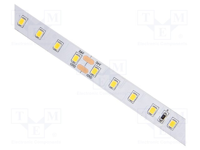 LED tape; white neutral; 2835; 24V; LED/m: 90; 10mm; white PCB; IP20