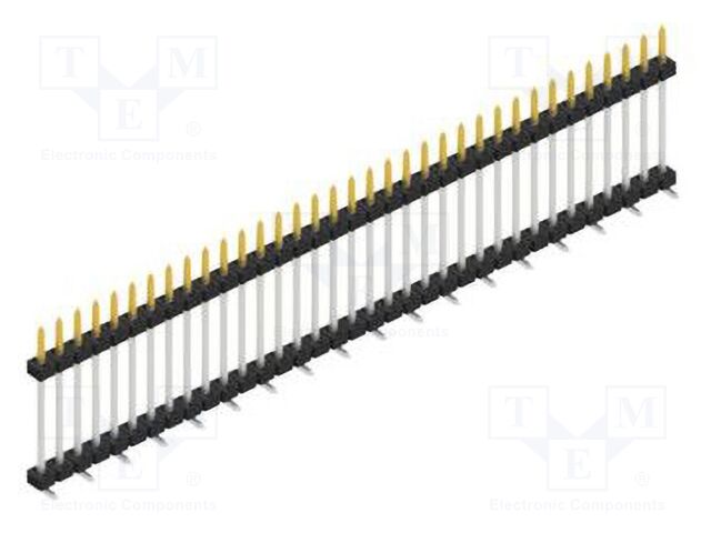Connector: pin strips; pin header; male; PIN: 35; 2mm; SMT; 1x35