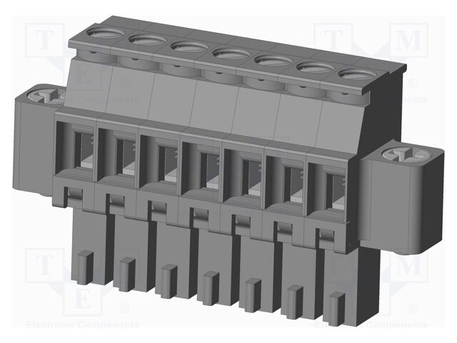 Connector: pluggable terminal block; plug; female; angled 90°