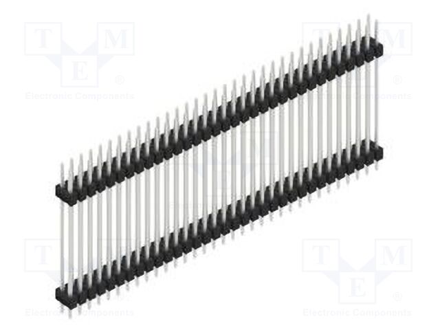 Connector: pin strips; pin header; male; PIN: 66; 2.54mm; THT; 2x33
