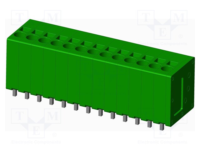 Connector: PCB terminal block; terminal; Plating: tinned; on PCBs