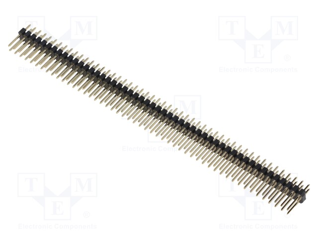 Pin header; pin strips; male; PIN: 100; straight; 2.54mm; THT; 2x50