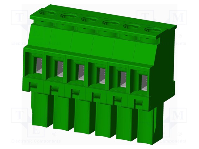 Connector: pluggable terminal block; plug; female; angled 90°