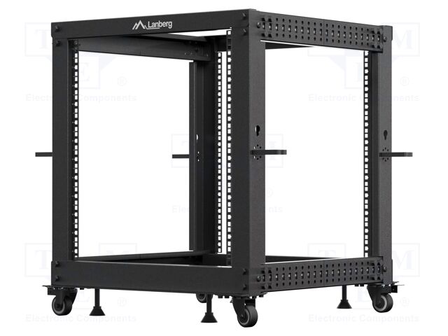 12U; Enclosure: rack cabinet; Standard: 19"; Colour: black; Y: 711mm