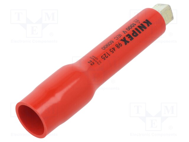 Extension cord; insulated; 1/2"; 125mm; 1kV