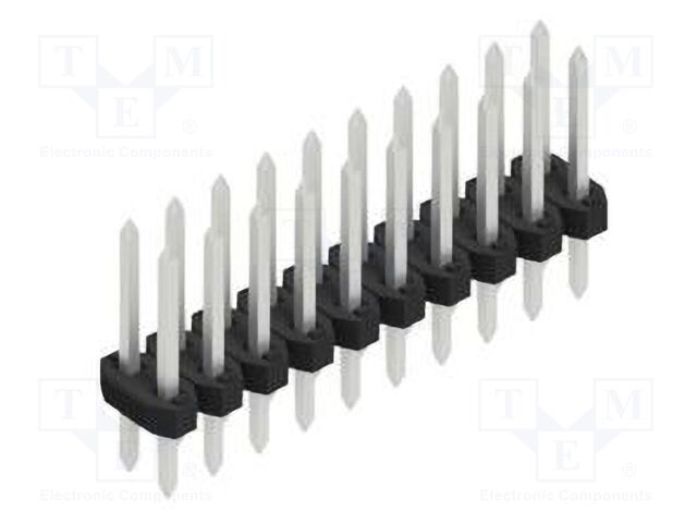 Connector: pin strips; pin header; male; PIN: 20; 2mm; THT; 2x10