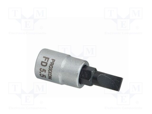 Wrench; socket spanner; SL 5,5mm; 1/4"