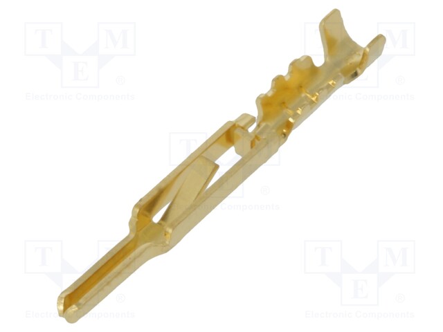 Contact; male; 28AWG÷24AWG; gold-plated; crimped