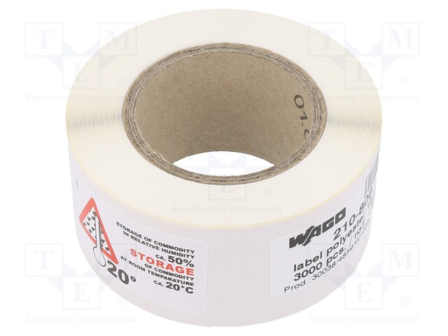 Label; 9mm; 15mm; white; No.of labels: 3000pcs; self-adhesive