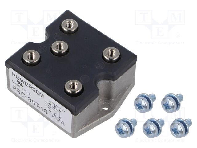 Bridge rectifier: three-phase