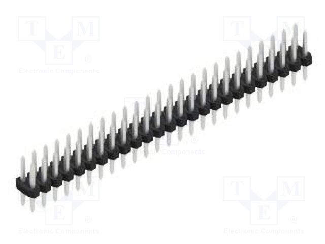 Connector: pin strips; pin header; male; PIN: 50; 2mm; THT; 2x25