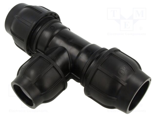 Splice terminal: clamping; for PE pipes; Plast; Medium: water