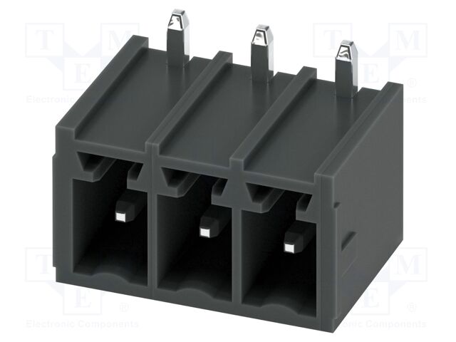 PCB headers, nominal cross section: 1.5 mm2, color: black, n