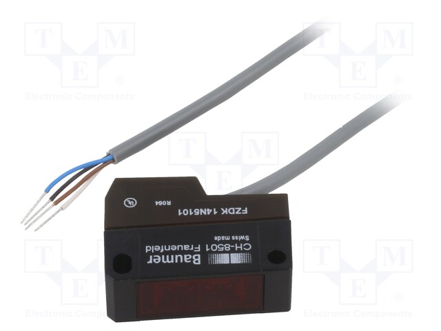 Sensor: photoelectric; Range: 5÷600mm; NPN; DARK-ON,LIGHT-ON; <1ms