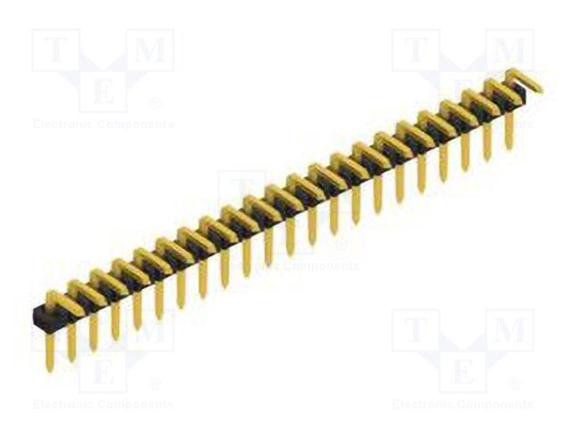 Connector: pin strips; pin header; male; PIN: 22; 2mm; THT; 1x22
