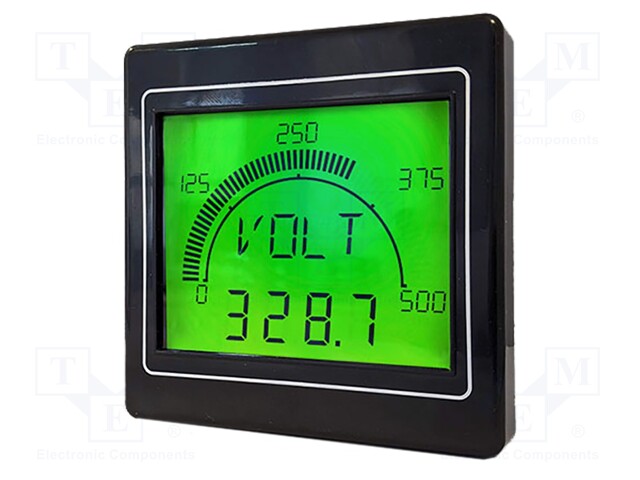 Multifunction; digital,mounting,programmable; on panel; 0.5%