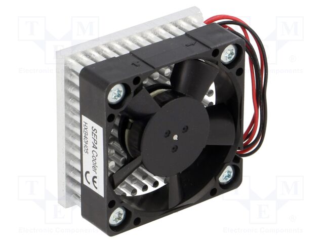 Fan: DC; axial; 5VDC; 40x40x20mm; 25dBA; ball bearing; 5800rpm