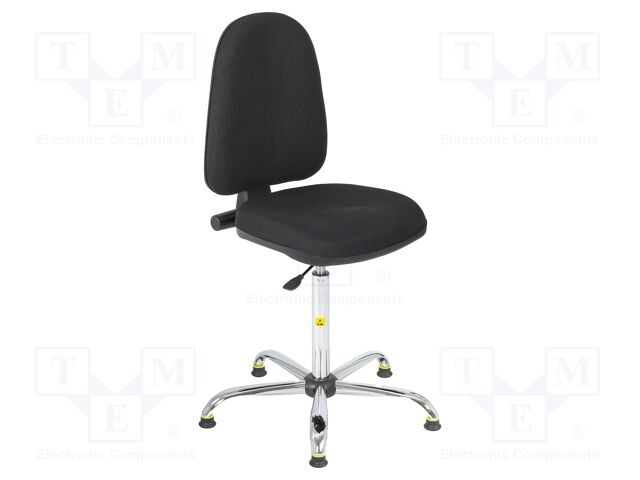 Chair; ESD; Seat dim: 460x430mm; Back dim: 440x510mm; 600÷850mm