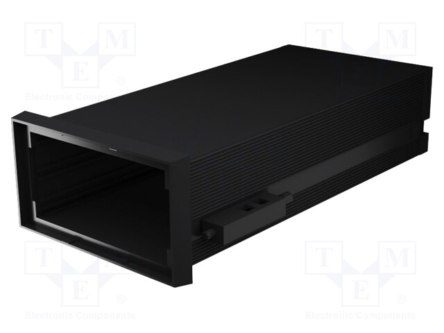Enclosure: panel; X: 96mm; Y: 48mm; Z: 179mm; ABS + PC,PPO; black