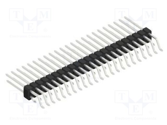 Connector: pin strips; pin header; male; PIN: 46; 2.54mm; SMT; 2x23