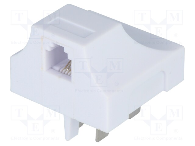 Adapter; RJ11 socket,WT4 plug; angled 90°