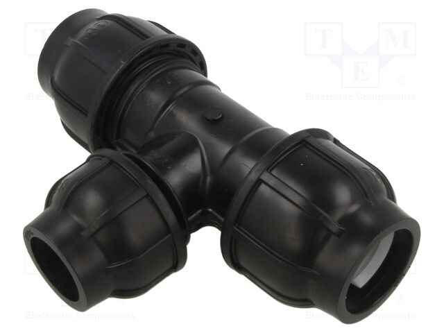 Splice terminal: clamping; for PE pipes; Plast; Medium: water