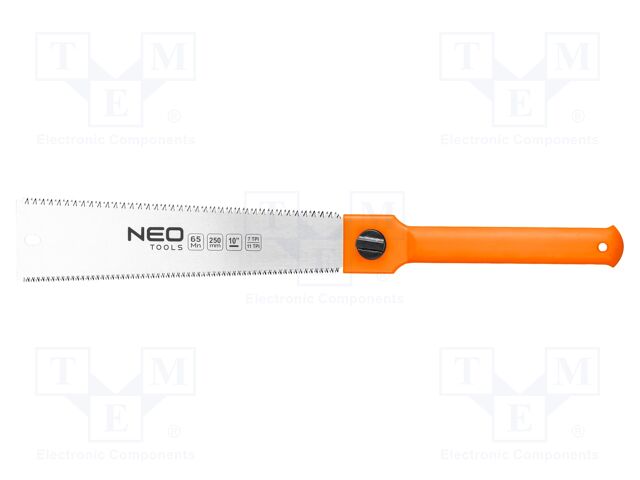 Saw; double-sided,japanese,manual; wood; 7teeth/inch; 250mm