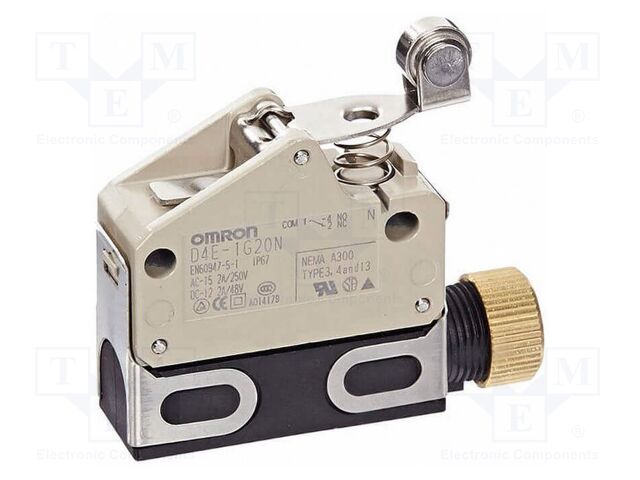 Limit switch; NO + NC; 100mA; max.250VAC; max.250VDC; IP67