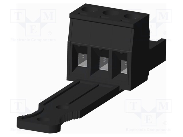 Connector: pluggable terminal block; plug; female; straight; 300V