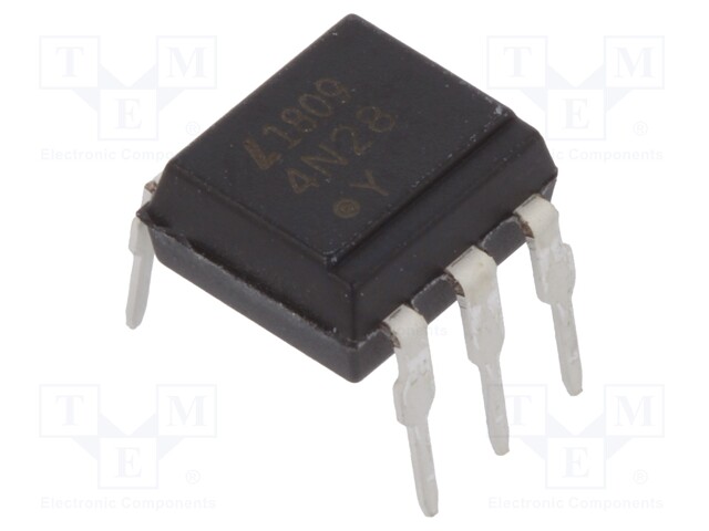 Optocoupler; THT; Channels: 1; Out: transistor; Uinsul: 0.5kV; DIP6