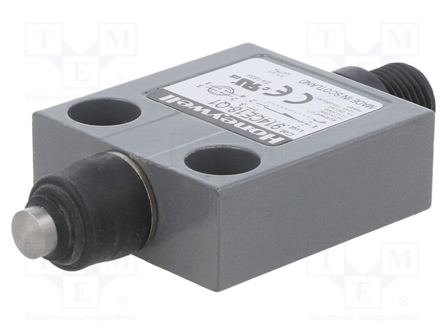 Limit switch; pin plunger Ø7mm; SPDT; 3A; max.250VAC; IP67; PIN: 4