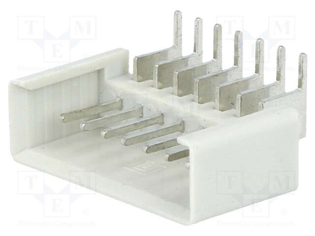Socket; IDC; male; PIN: 7; angled 90°; THT; tinned; 2.54mm