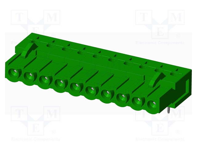 Connector: pluggable terminal block; socket; female; angled 90°