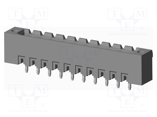 Connector: pluggable terminal block; socket; male; on PCBs