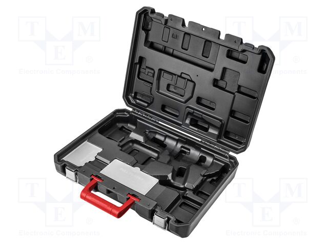 Case; tool case; black; plastic; Energy+; 450x340x123mm