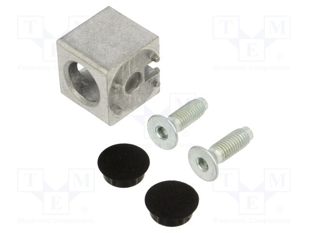 Mounting coupler; for profiles; hexagonal; W: 30mm; H: 30mm; L: 30mm