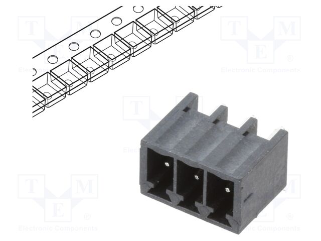 Connector: pluggable terminal block; OQ; 10A; 300V; socket; male