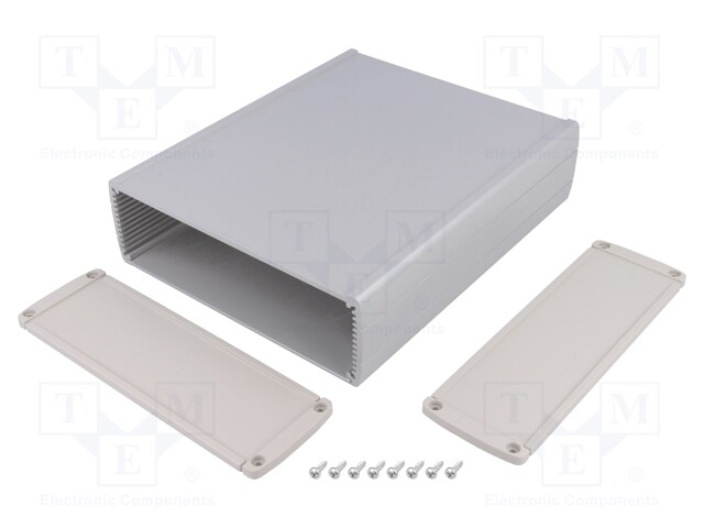 Enclosure: multipurpose; with panel; TEKAL; X: 167mm; Y: 210mm; grey