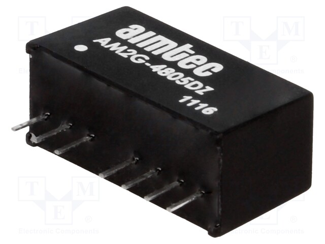 Converter: DC/DC; 2W; Uin: 36÷72V; Uout: 5VDC; Uout2: -5VDC; SIP8