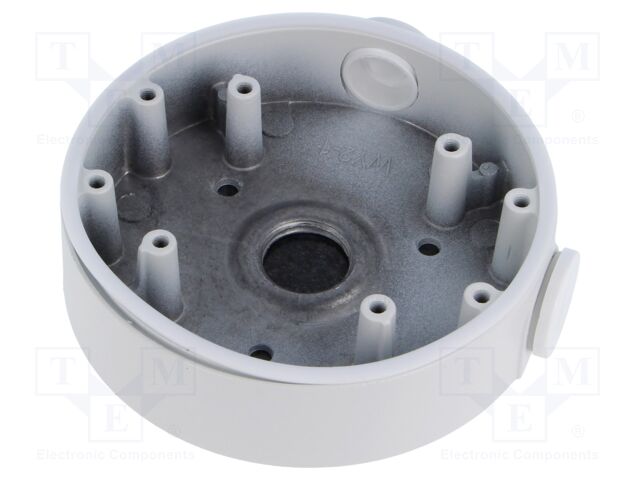 Accessories: junction box; Ø108x28.5mm; white; aluminium