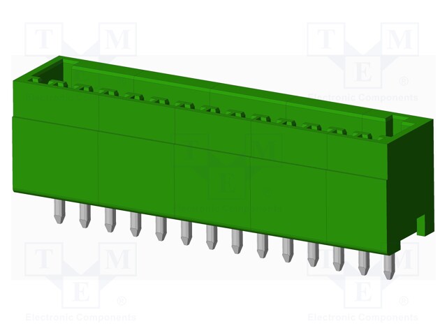 Connector: pluggable terminal block; socket; male; straight; THT